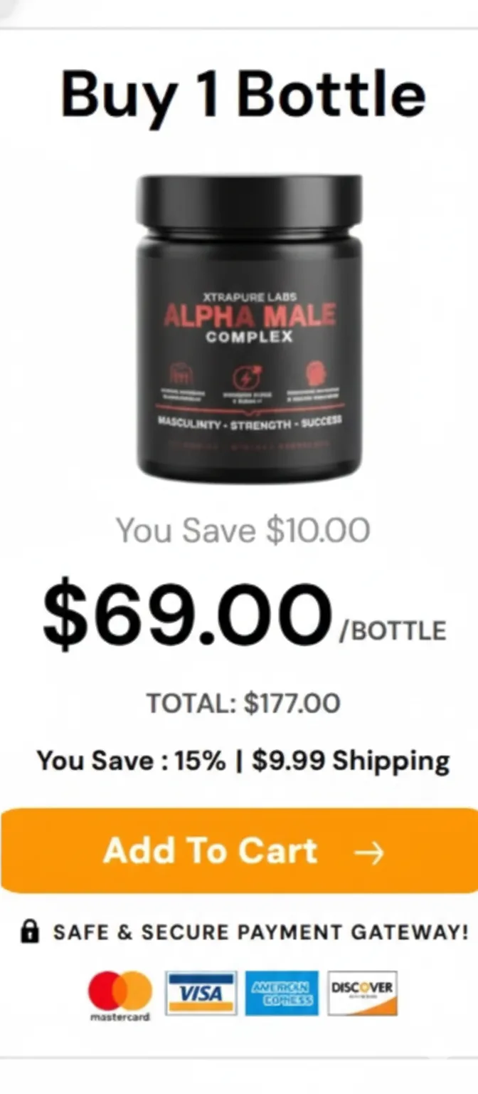 Buy Alpha Male Complex 2 Bottle